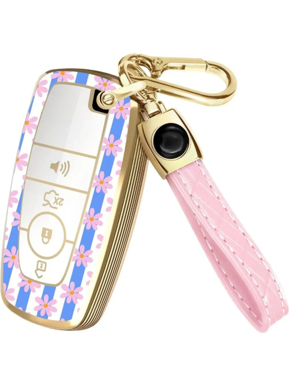 Stylish Key Fob Cover & Keychain for Ford - Durable, Protective, and Chic